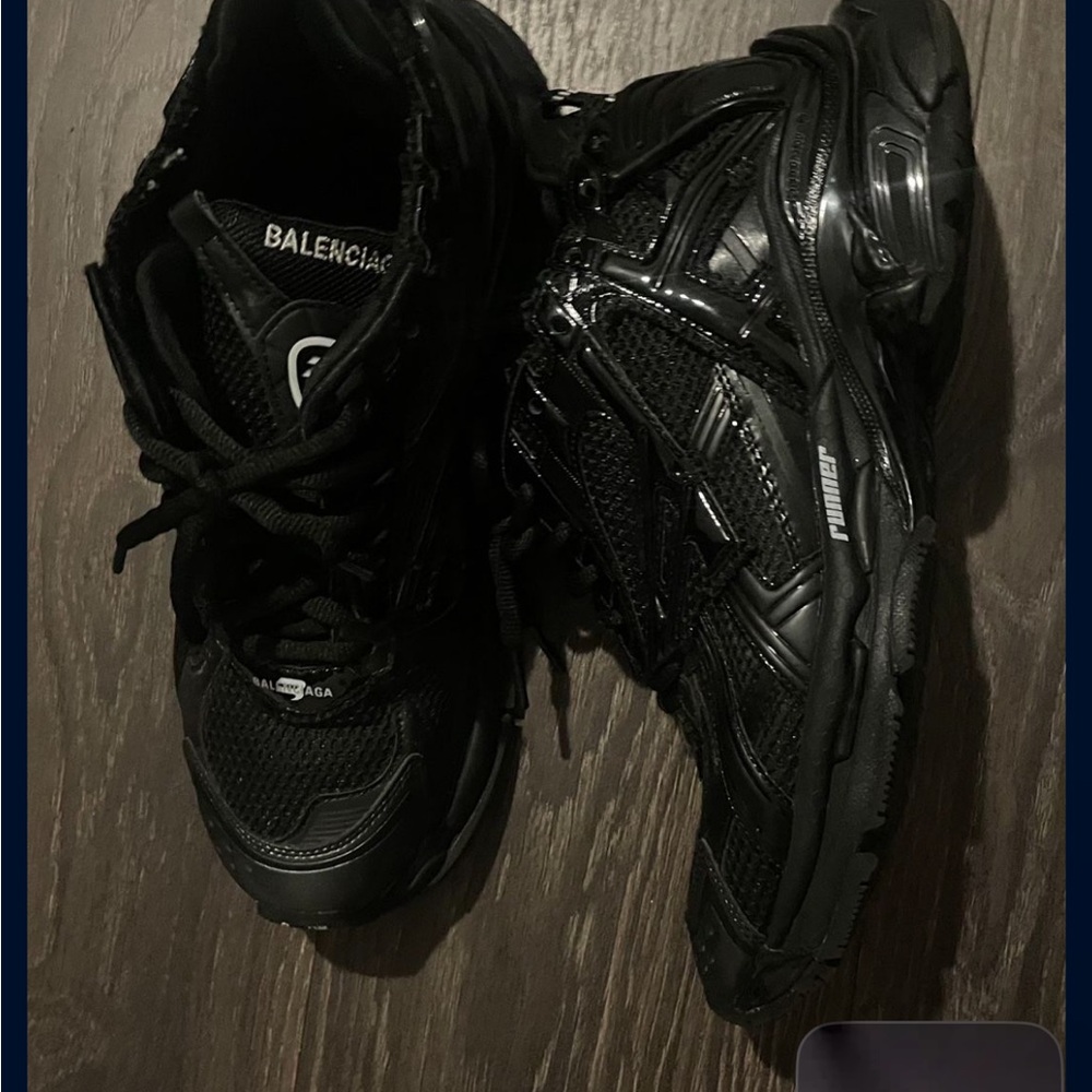 Balenciaga Black High-Top Sneakers